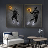 Neon Basketball Sport Posters Home Decoration-DECORIZE