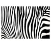 Retro Black White Striped Carpet-DECORIZE