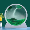 3D Moving Sand Art Round Liquid Hourglass-DECORIZE