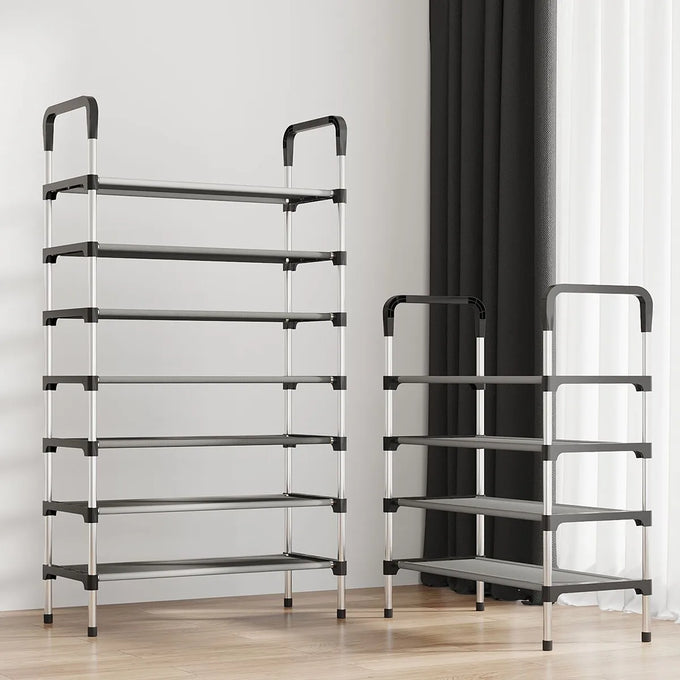  Simple Shoe Rack Metal Shoe Shelf-DECORIZE