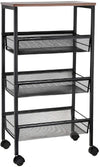 Rustic 3-Tier Metal Wire Storage Kitchen-DECORIZE