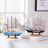 Wooden Sailboat Crafts Nautical Decoration-DECORIZE