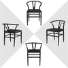 Black dinning table chairs-DECORIZE