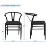 Black dinning table chairs-DECORIZE