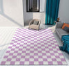 Color Checkerboard Plaid Carpet-DECORIZE