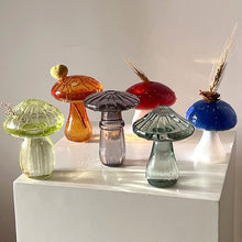  Mushroom Glass Vase Mini Flower-DECORIZE