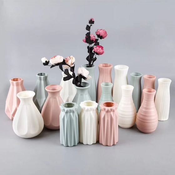 Modern Flower Plastic Vase-DECORIZE