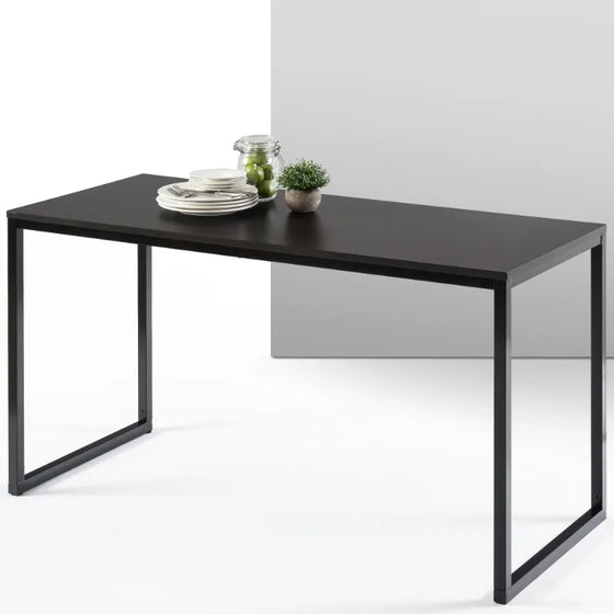 Deep Espresso Marble Dining Table-DECORIZE