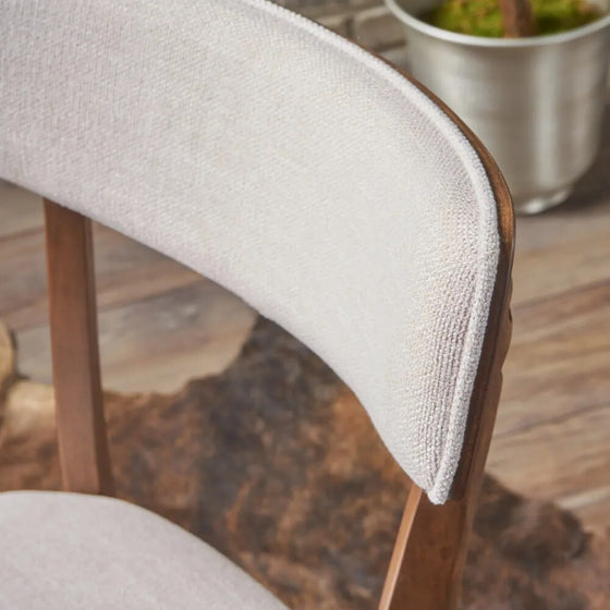 Indoor Mid-Century Fabric Dining Chairs-DECORIZE