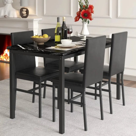 5 Piece Dining Table Set-DECORIZE