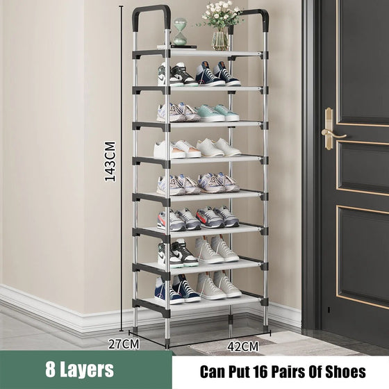 Simple Shoe Rack Metal Shoe Shelf-DECORIZE