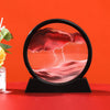 3D Moving Sand Art Round Liquid Hourglass-DECORIZE