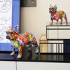 Colorful Standing French Bulldog Resin Statue-DECORIZE