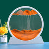 3D Moving Sand Art Round Liquid Hourglass-DECORIZE