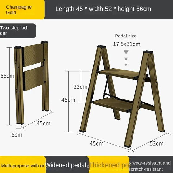 Multifunctional Folding Ladder Aluminum Alloy-DECORIZE