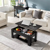 Rectangle Wooden Lift Top Coffee Table-DECORIZE