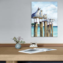  Seagull Wall Art Painting Canvas-DECORIZE