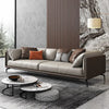 Italian Minimalist Leather Sofa-DECORIZE