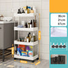 3/4Tier Durable Rolling Trolley Rack Kitchen-DECORIZE