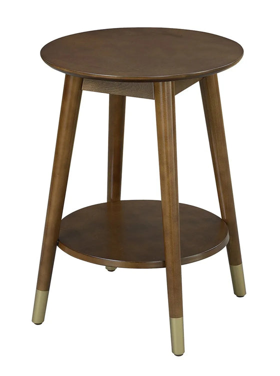 Convenience Concepts Wilson Mid Century Round End Table-DECORIZE