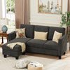 Convertible Sectional Small Sofa L-Shaped-DECORIZE