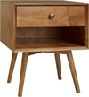 Mid Century Modern Wood Nightstand Side Table-DECORIZE