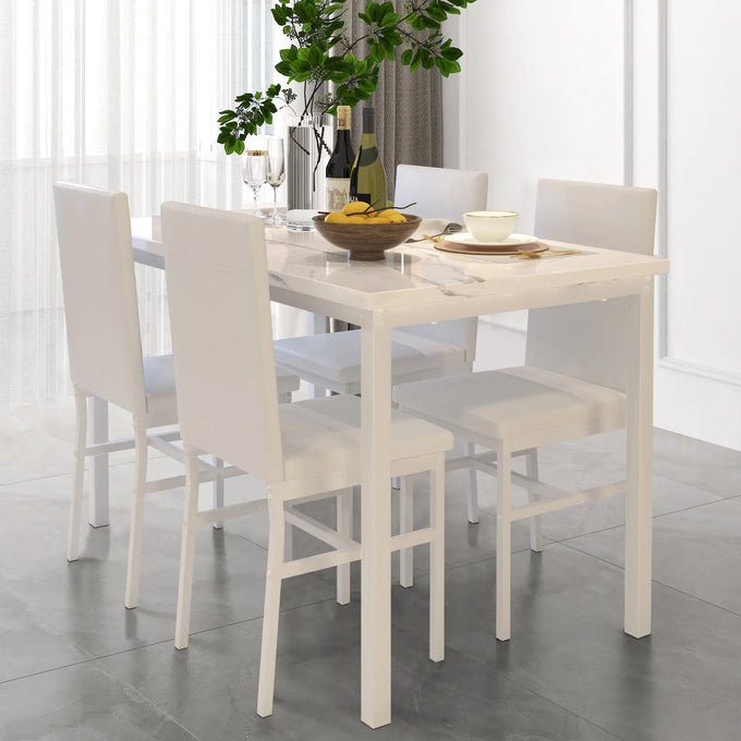  5 Piece Dining Table Set-DECORIZE