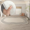 Irregular Round Living Room Carpet-DECORIZE