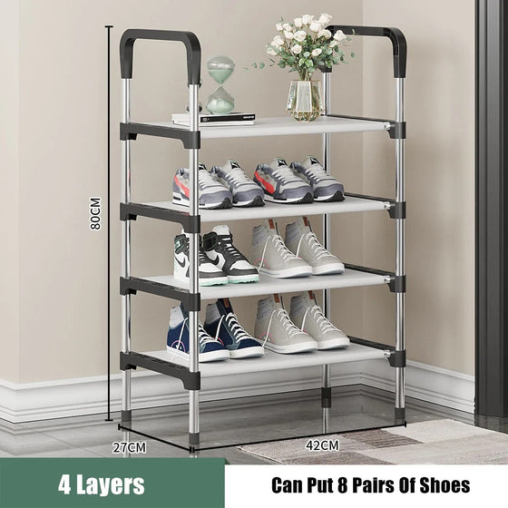 Simple Shoe Rack Metal Shoe Shelf-DECORIZE