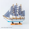 Wooden Sailboat Crafts Nautical Decoration-DECORIZE