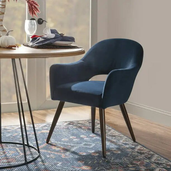 Polyester Dining Chair-DECORIZE