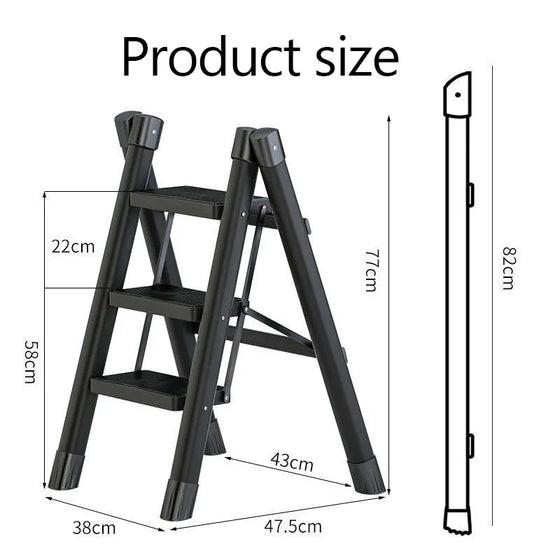 Multifunctional Folding Ladder Strong Load-bearing C-DECORIZE