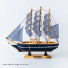 Wooden Sailboat Crafts Nautical Decoration-DECORIZE