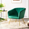 Alden Design Velvet Club Accent Chair-DECORIZE