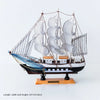 Wooden Sailboat Crafts Nautical Decoration-DECORIZE