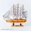 Wooden Sailboat Crafts Nautical Decoration-DECORIZE