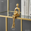 Desk Accessories Golden Figure Statue-DECORIZE