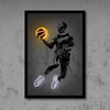 Neon Basketball Sport Posters Home Decoration-DECORIZE