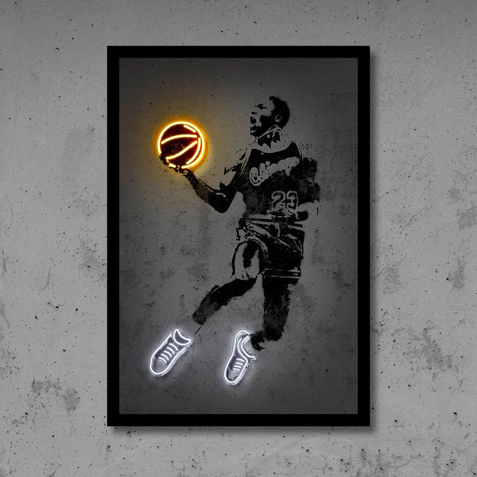  Neon Basketball Sport Posters Home Decoration-DECORIZE