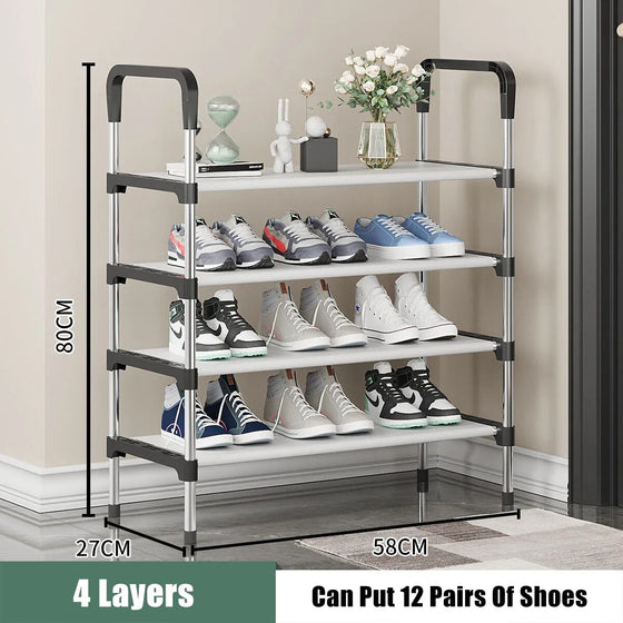 Simple Shoe Rack Metal Shoe Shelf-DECORIZE