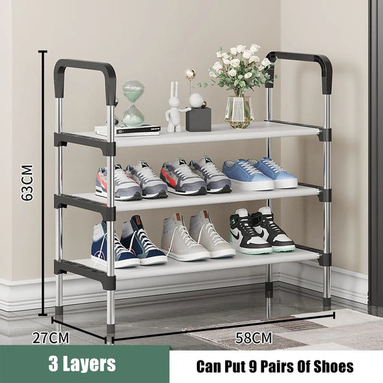 Simple Shoe Rack Metal Shoe Shelf-DECORIZE