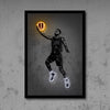 Neon Basketball Sport Posters Home Decoration-DECORIZE