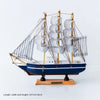 Wooden Sailboat Crafts Nautical Decoration-DECORIZE