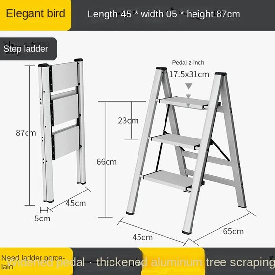 Multifunctional Folding Ladder Aluminum Alloy-DECORIZE