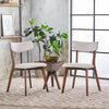 Indoor Mid-Century Fabric Dining Chairs-DECORIZE